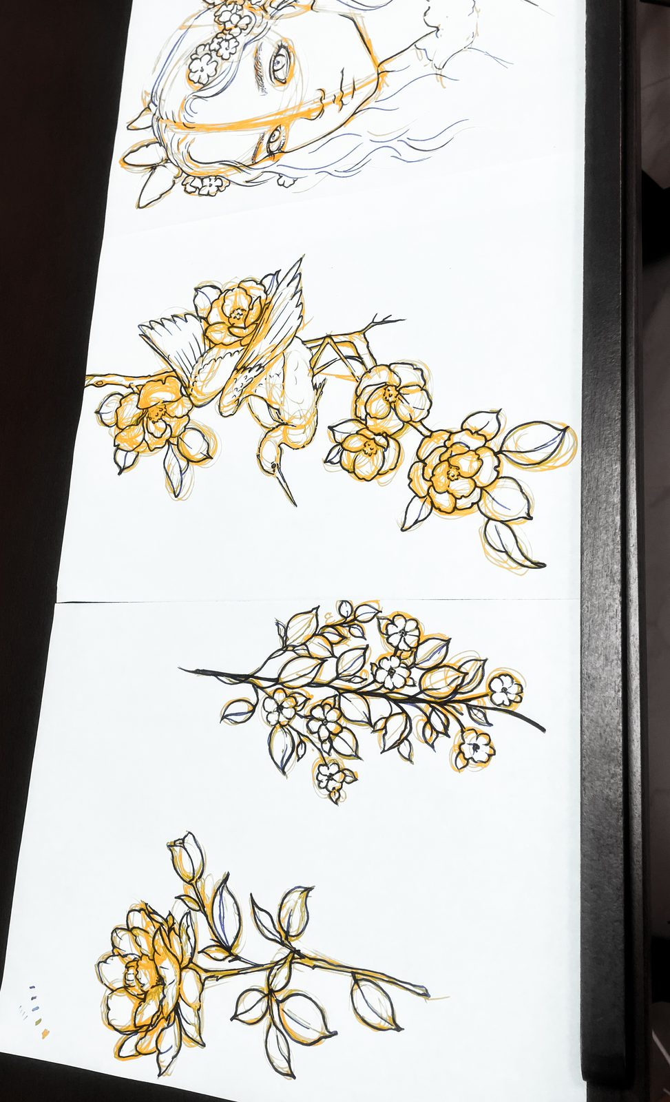Marker sketch