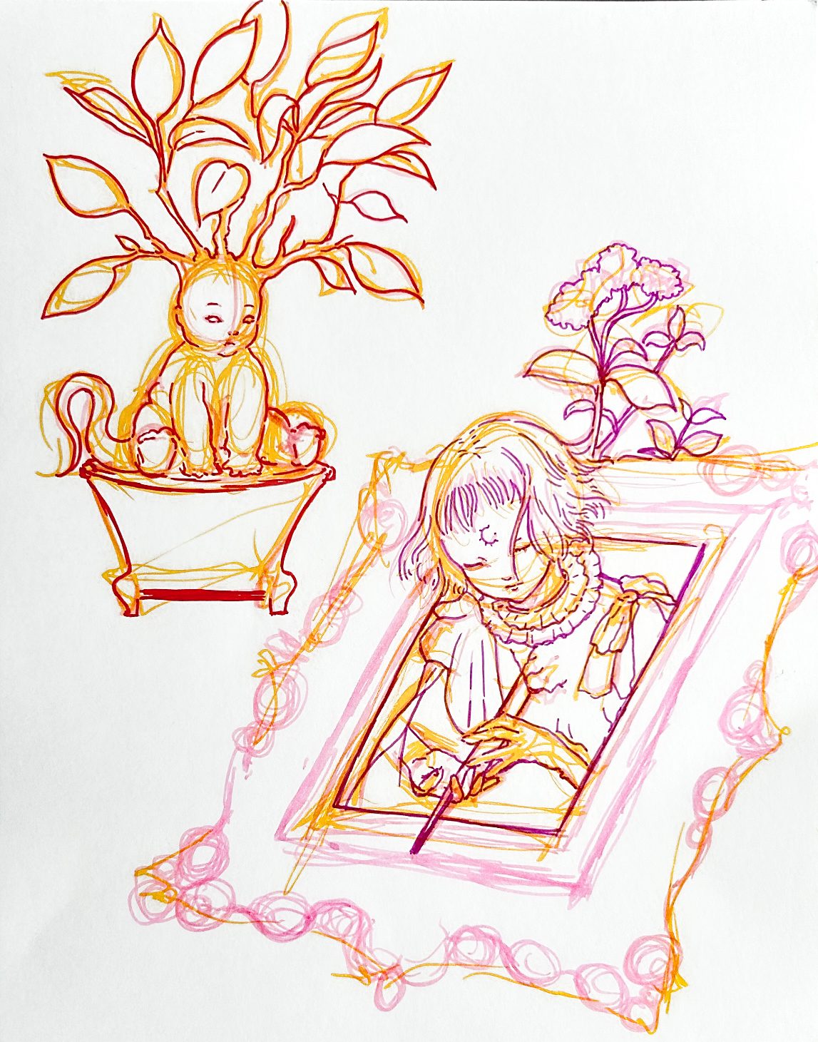 Marker sketch